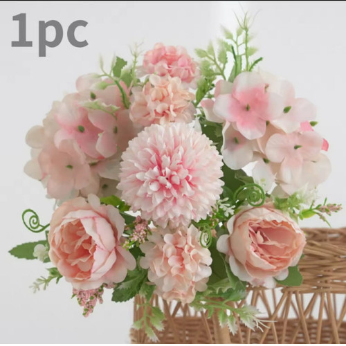 Faux bouquet pivoines - de,