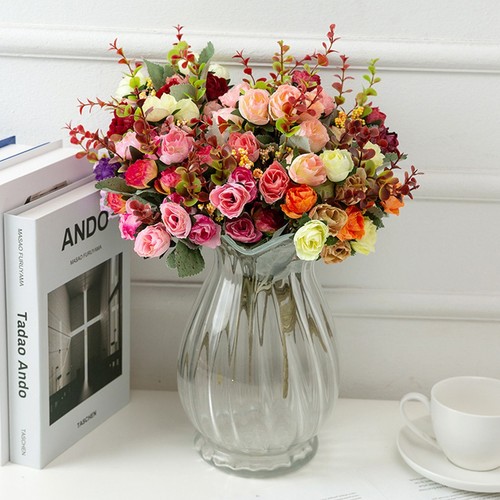 Soie artificielle faux fleurs - soie,