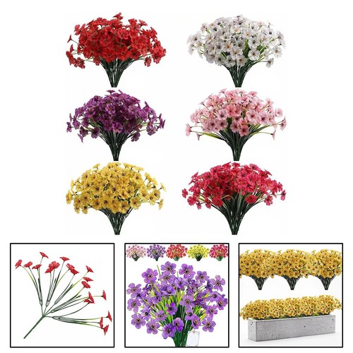 Faux fleurs violettes