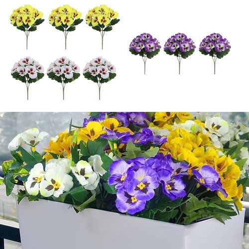 Faux fleurs vibrantes