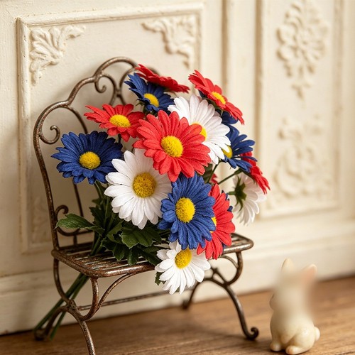 Bouquet patriotique rouge